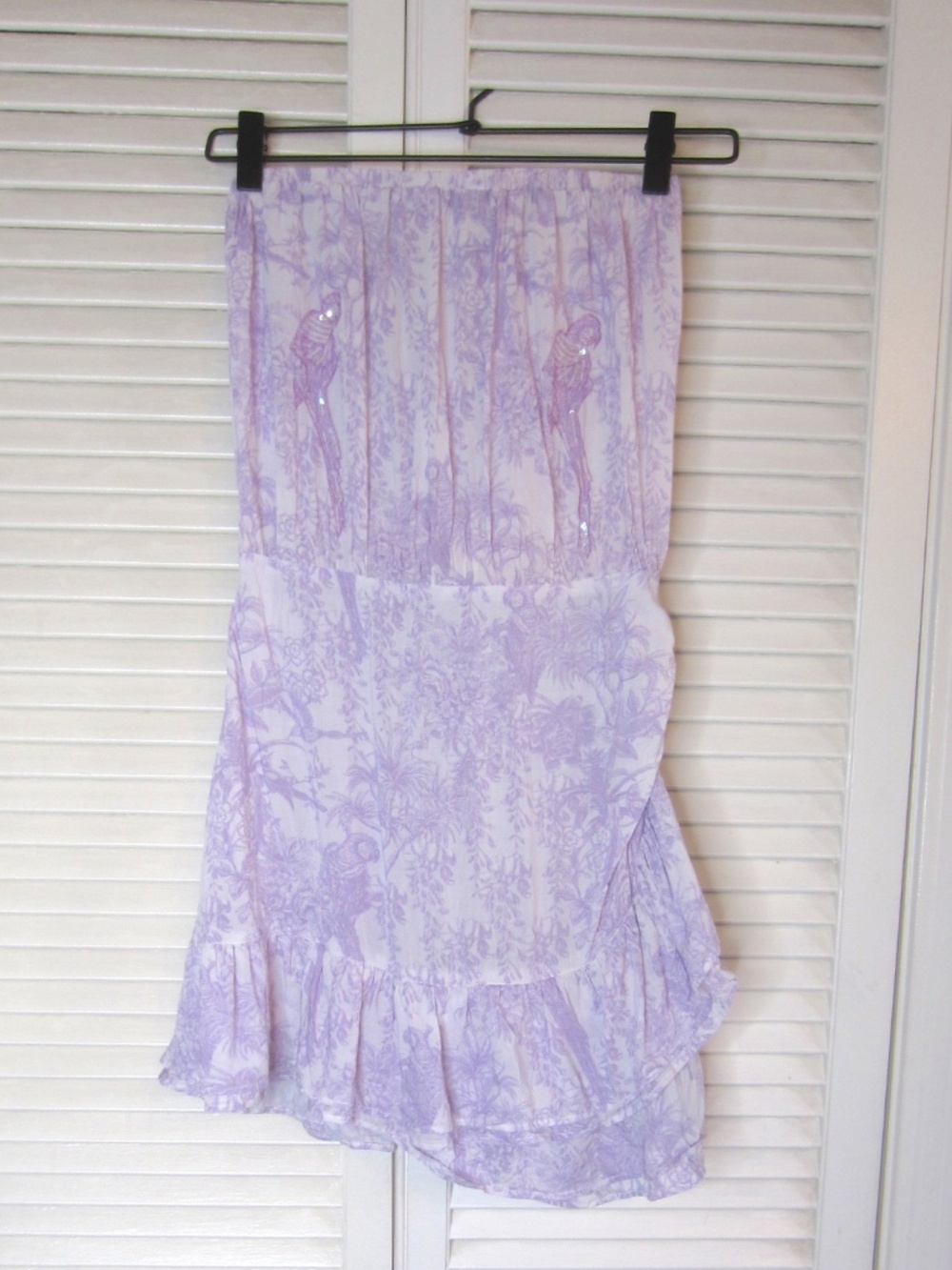 Taj by Sabrina lavender toile coverup - Size Small